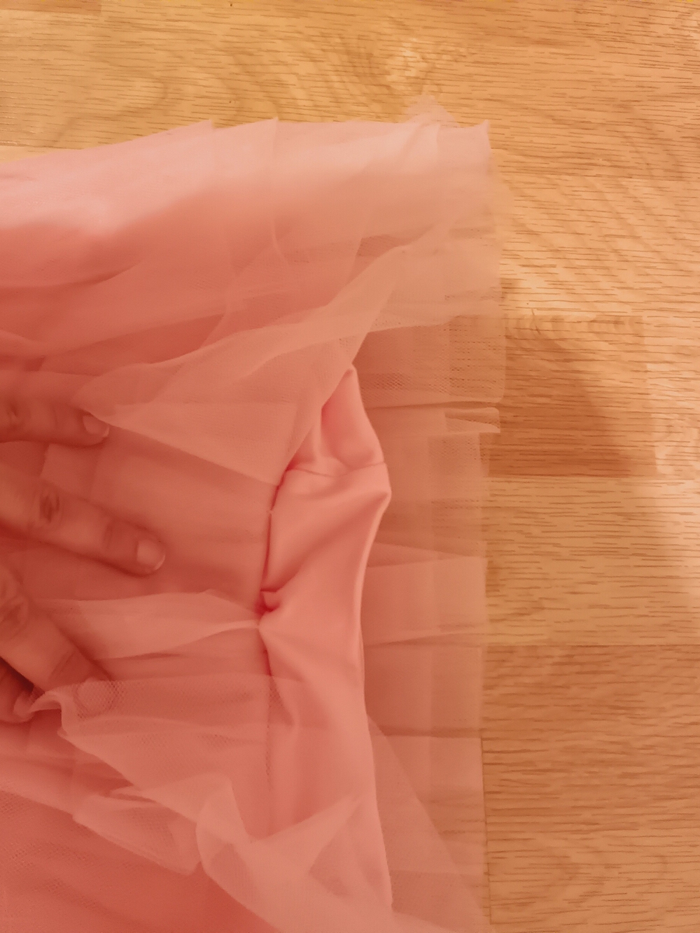 Hausen Pink Tulle Ruffle Mini Dress Size S - Picture 8 of 15